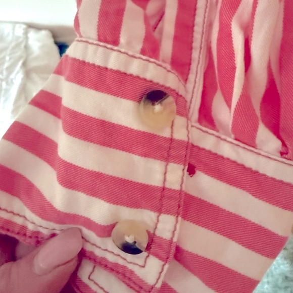 Free People Freddie tunic button-down in Coral - Picture 6 of 9